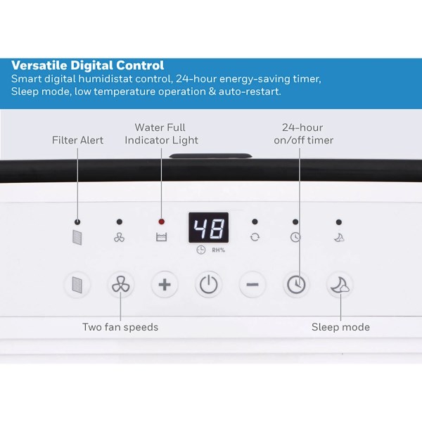 Honeywell 70-Pint Energy Star Dehumidifier with Pump