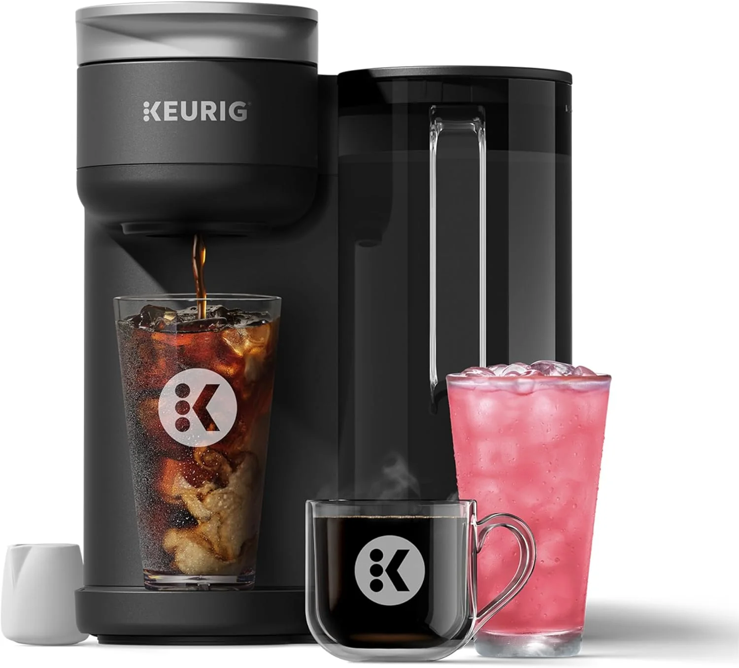 Keurig K-Brew+Chill Iced or Hot Single-Serve K-Cup Coffee Maker with MultiStream and QuickChill Technology. 70oz. Removable Reservoir