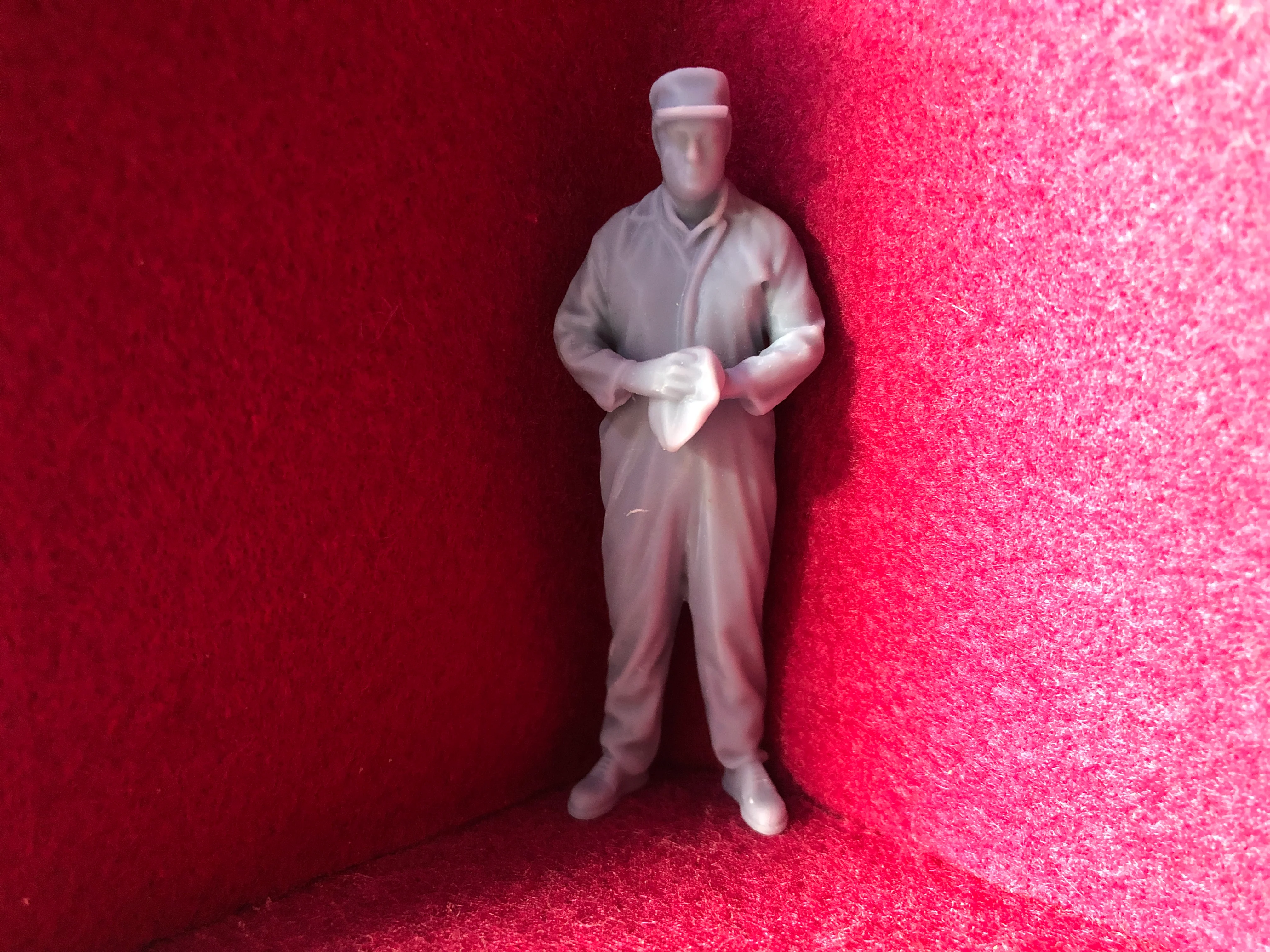 G-Scale driver figure - 3D scan of a real person - D037 (also GN15)