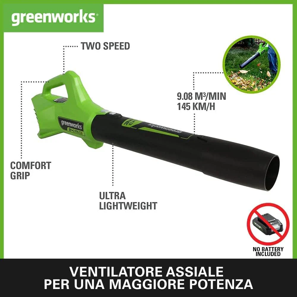 Greenworks 48V (2x24V) Selbstfahrender Akku Rasenmher f��r groe Flchen bis zu 480m, 46cm Schnittbreite, 55L Sack PLUS zwei 4Ah-Akkus und Doppelladegert GD24X2LM46SPK4X