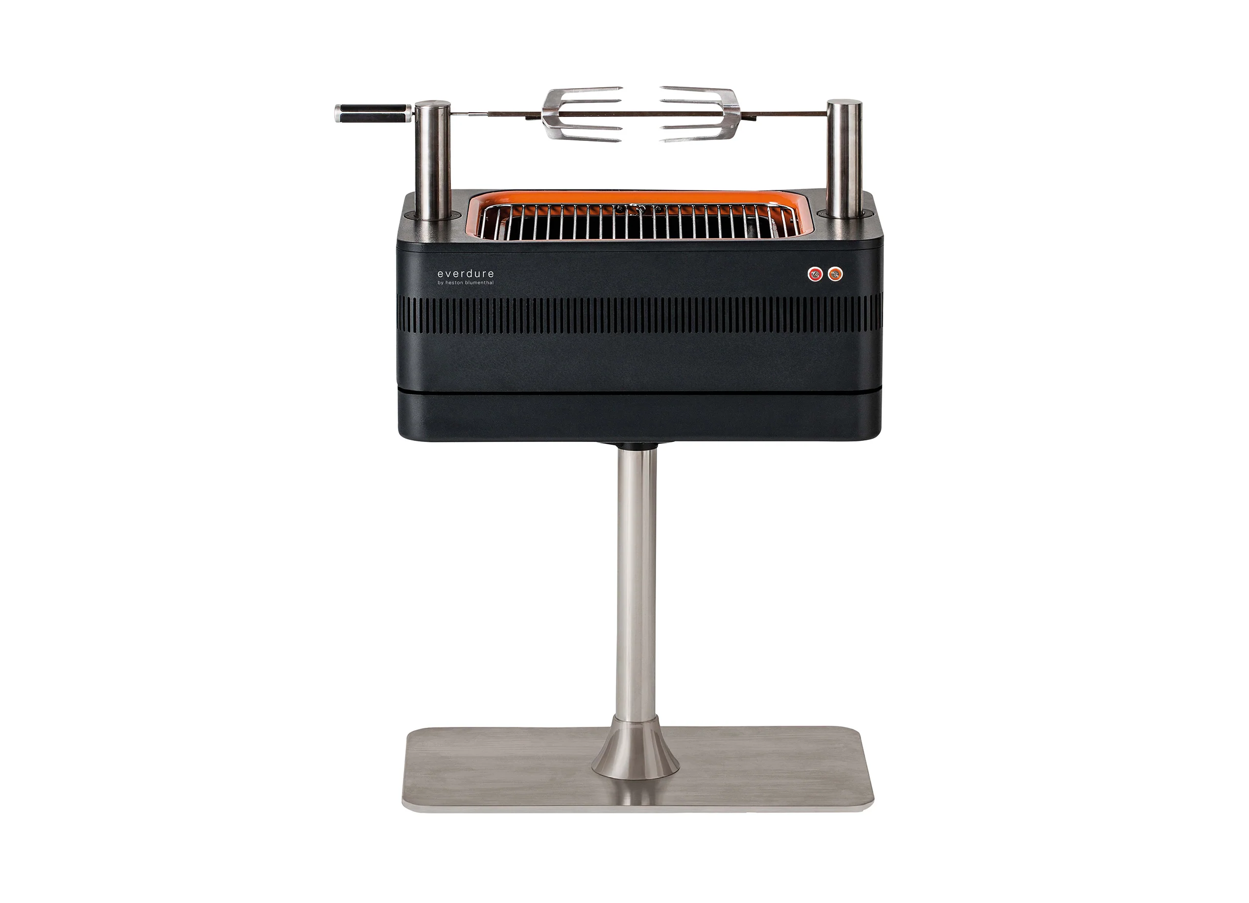 2025 Houtskoolgrill met elektrische ontsteker �C 1400W Fast Flame Ignition? �C Inclusief Rotisserie (15 kg) & Standaard