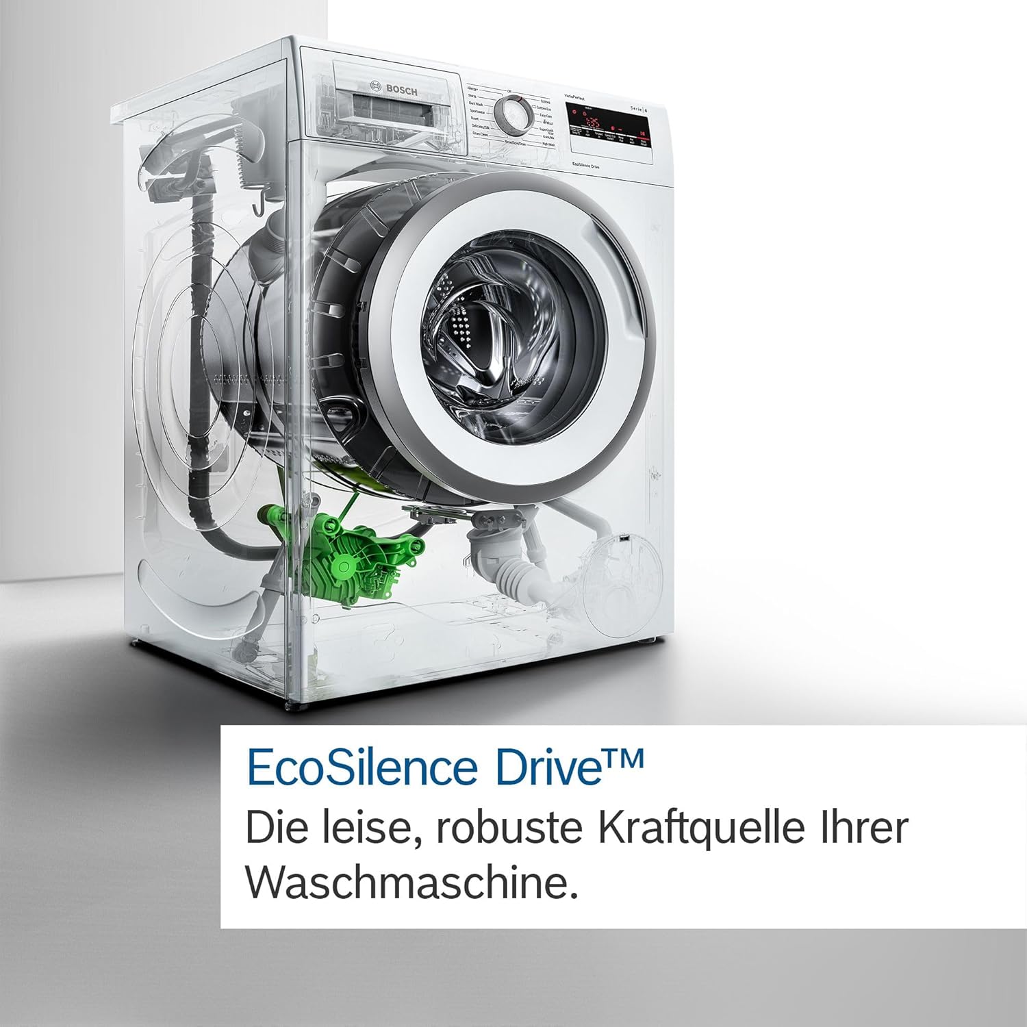 WGH244A40, Serie 6, Smarte Waschmaschine 9 kg, 1400 UpM, i-DOS, Fleckenautomatik, Iron Assist für weniger Falten, Nachlegefunktion, Active Water Plus, Hygienisch Waschen