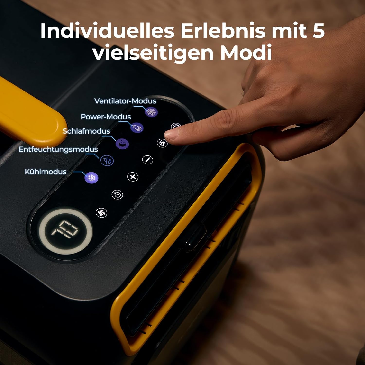 BougeRV 2026 PC35 Mobile Klimaanlage, 3500 BTU Tragbare Klimaanlage, 5 in 1 Klimagerät mit App, Kompakt mit Griff, AC 100V-240V, Camping Klimaanlage für Wohnmobil, Zelt, Lkw, Van