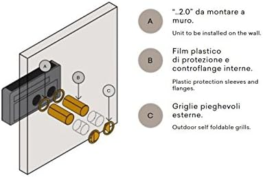 Innova - Kompaktes Klimagerät, ohne Außeneinheit, 2.0 Innova – 12 PS, undurchsichtiges Weiß