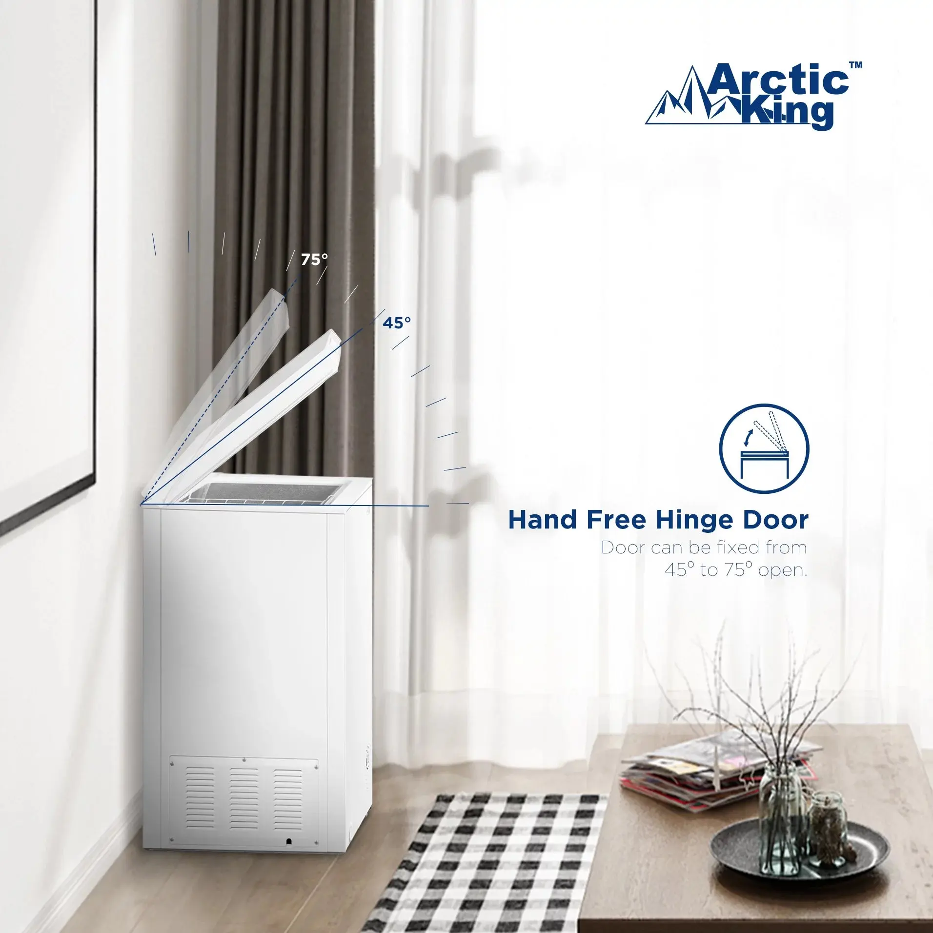 Arctic King 3.5 Cu.Ft Kistvriezer, Wit