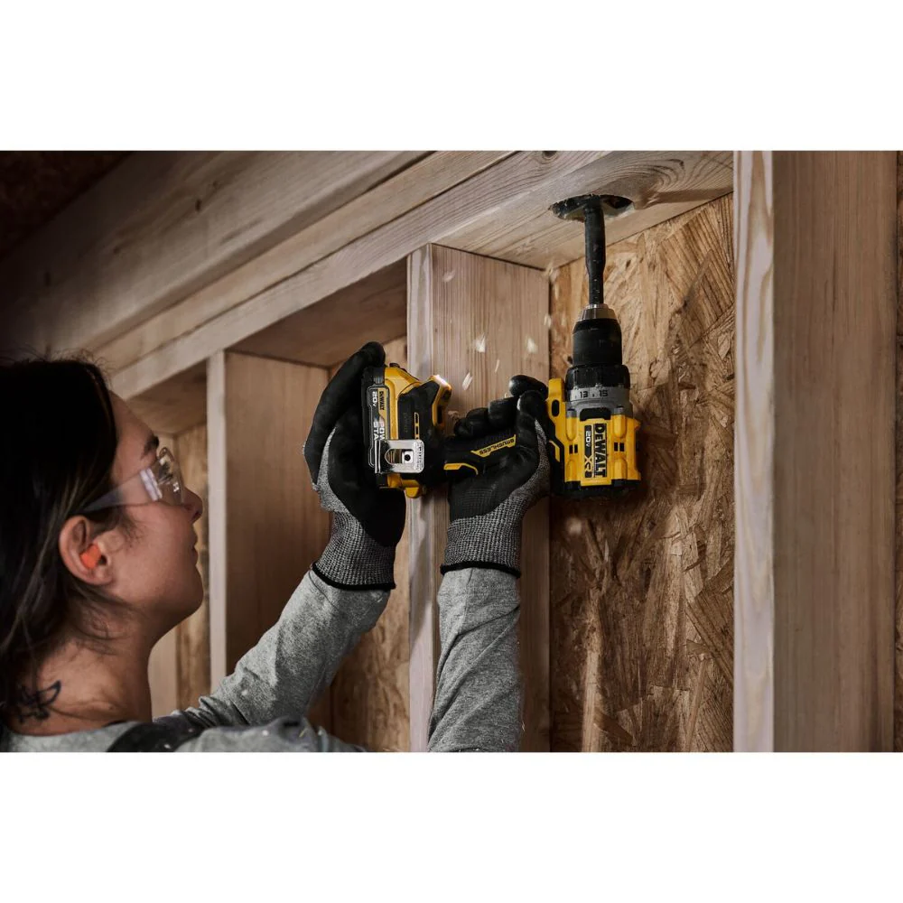 2025 DeWalt DCD800D1E1 20V MAX XR Draadloze Compacte Boor/Schroevendraaier met Borstelloze Motor en POWERSTACK Batterijen