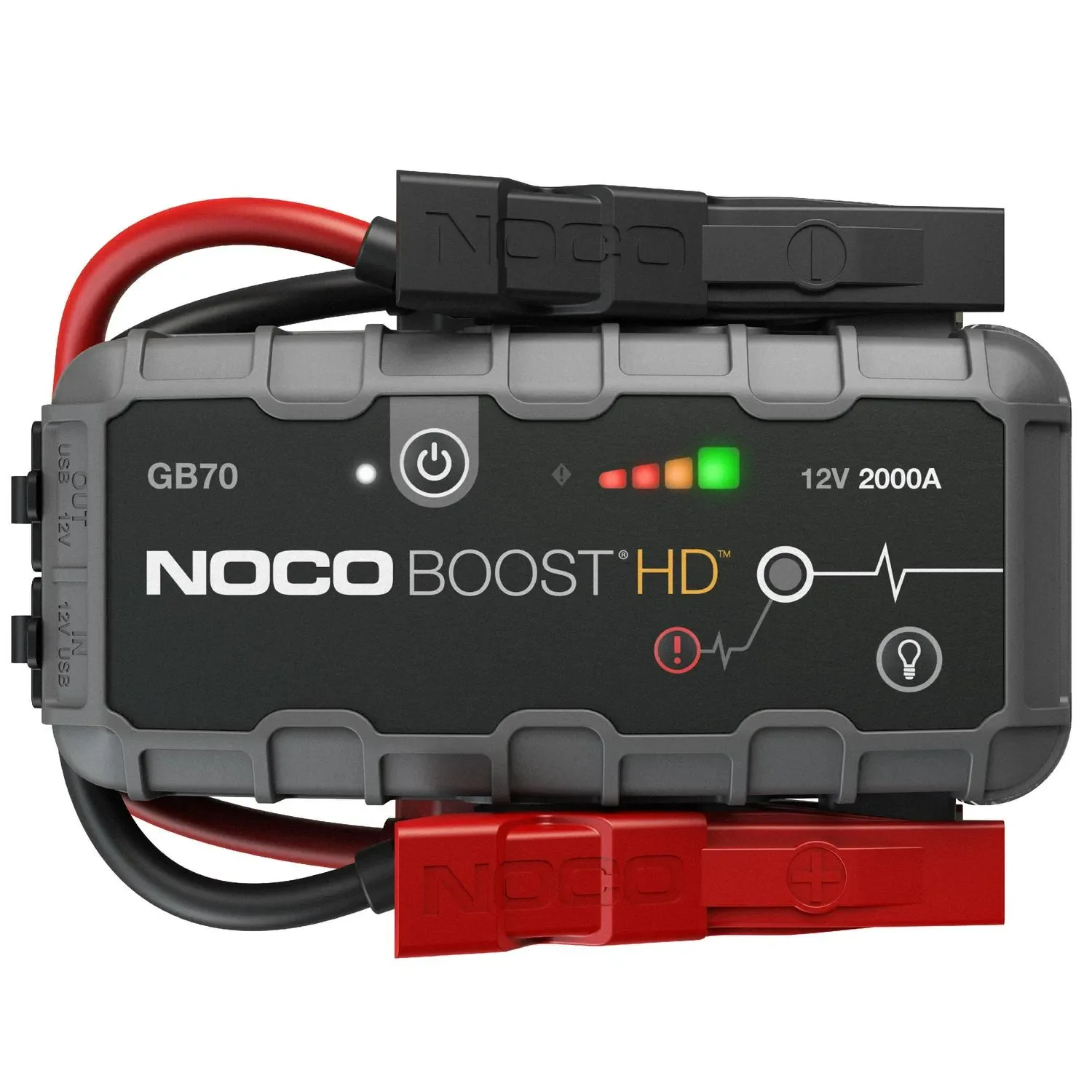 NOCO Boost HD GB70 2000A 12V UltraSafe Amplificador de arranque portátil de litio