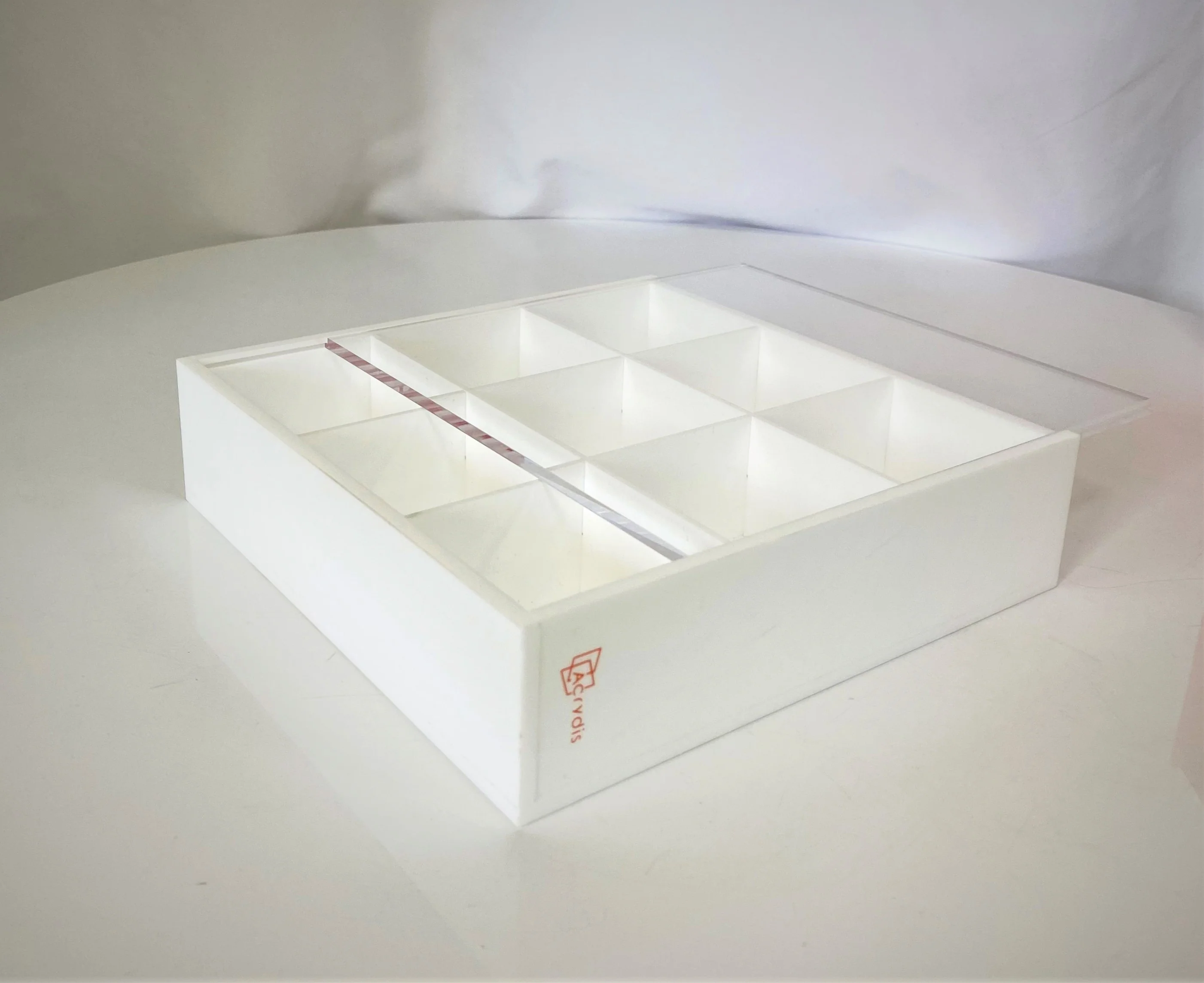 Acrylic (White) Protective Display Case for Get A Grip / Garbage Pail Kids Skateboard Wheels Set