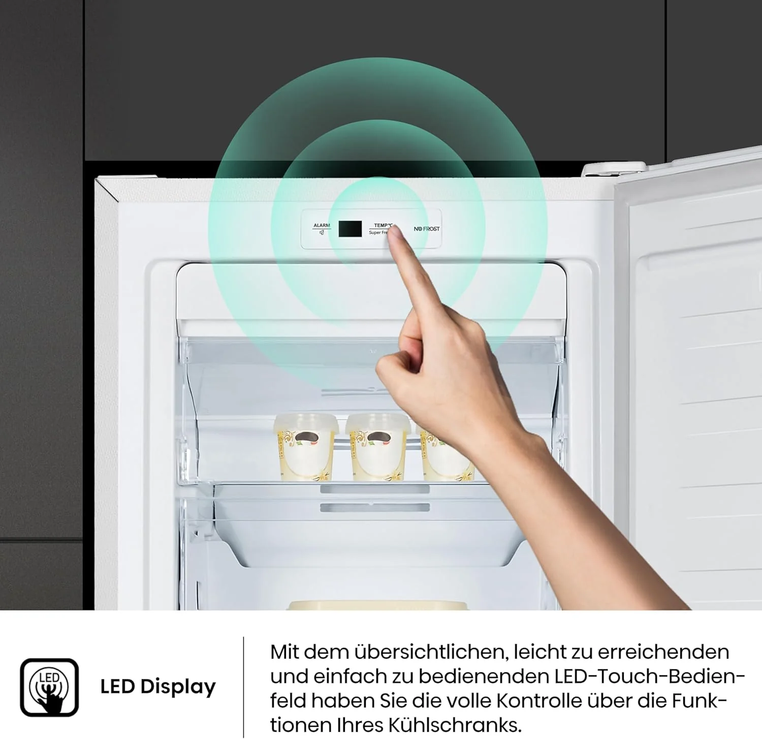 Hisense FV191N4AW2 Vriezer/ TotalNoFrost/ SuperFreeze/ Deuralarm/ Multiflow 360��/ BigBox/ 143,4 cm/ Vriesgedeelte 147 l/ 41 dB/ 205 kWh/Wit