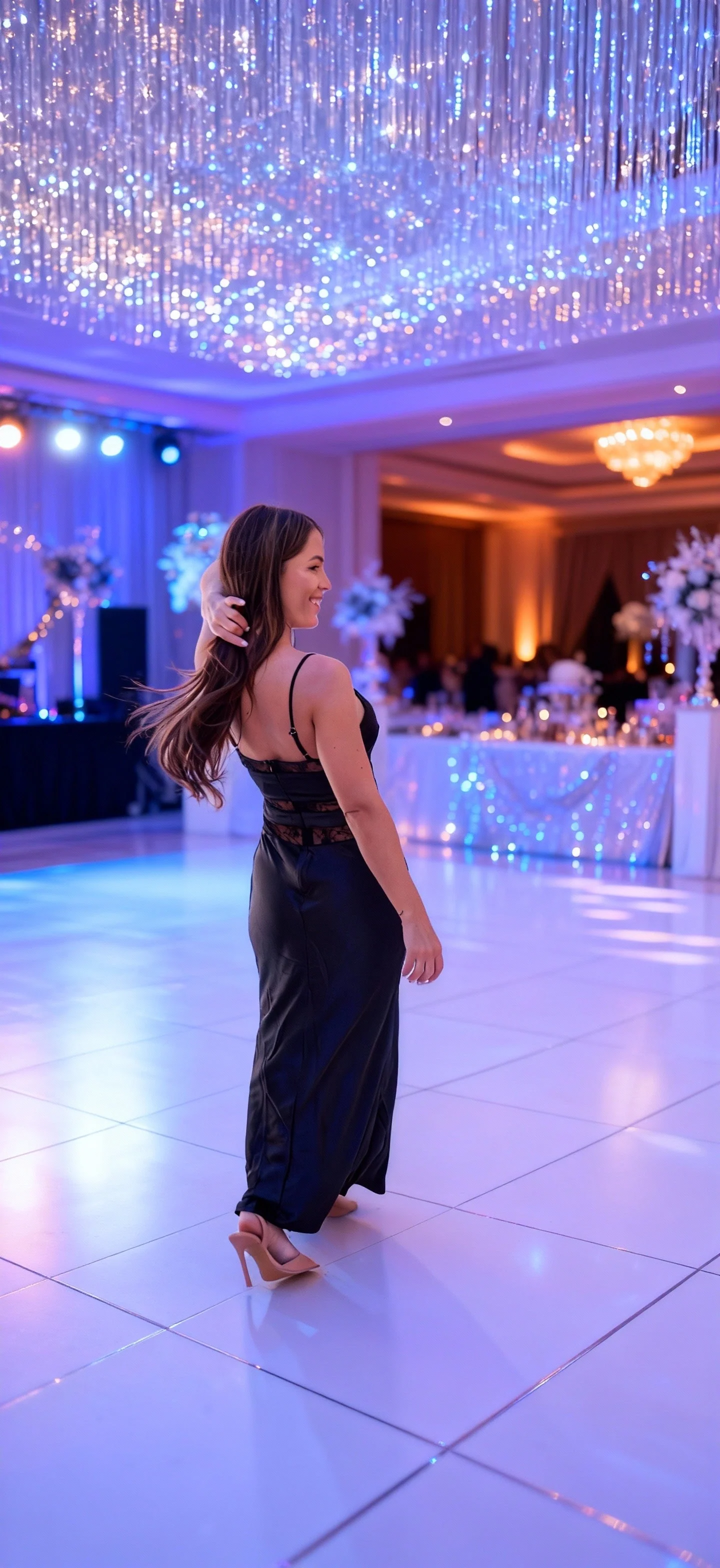 Satinkleid f��r Damen mit eleganter Passform f��r festliche Anl?sse und den Abend