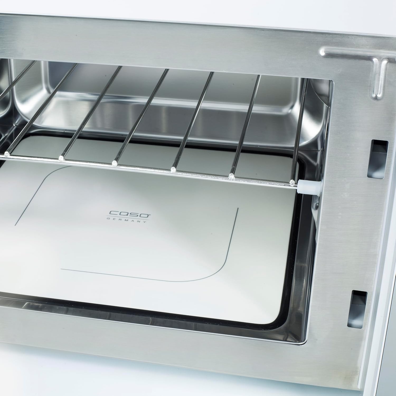 CASO MCG30 Ceramic chef Testsieger Haus & Garten Test, 3in1 Mikrowelle mit Grill + Heißluft 2100W 30L, Borosilikatglasboden, Backofen-Funktion bis 200°C