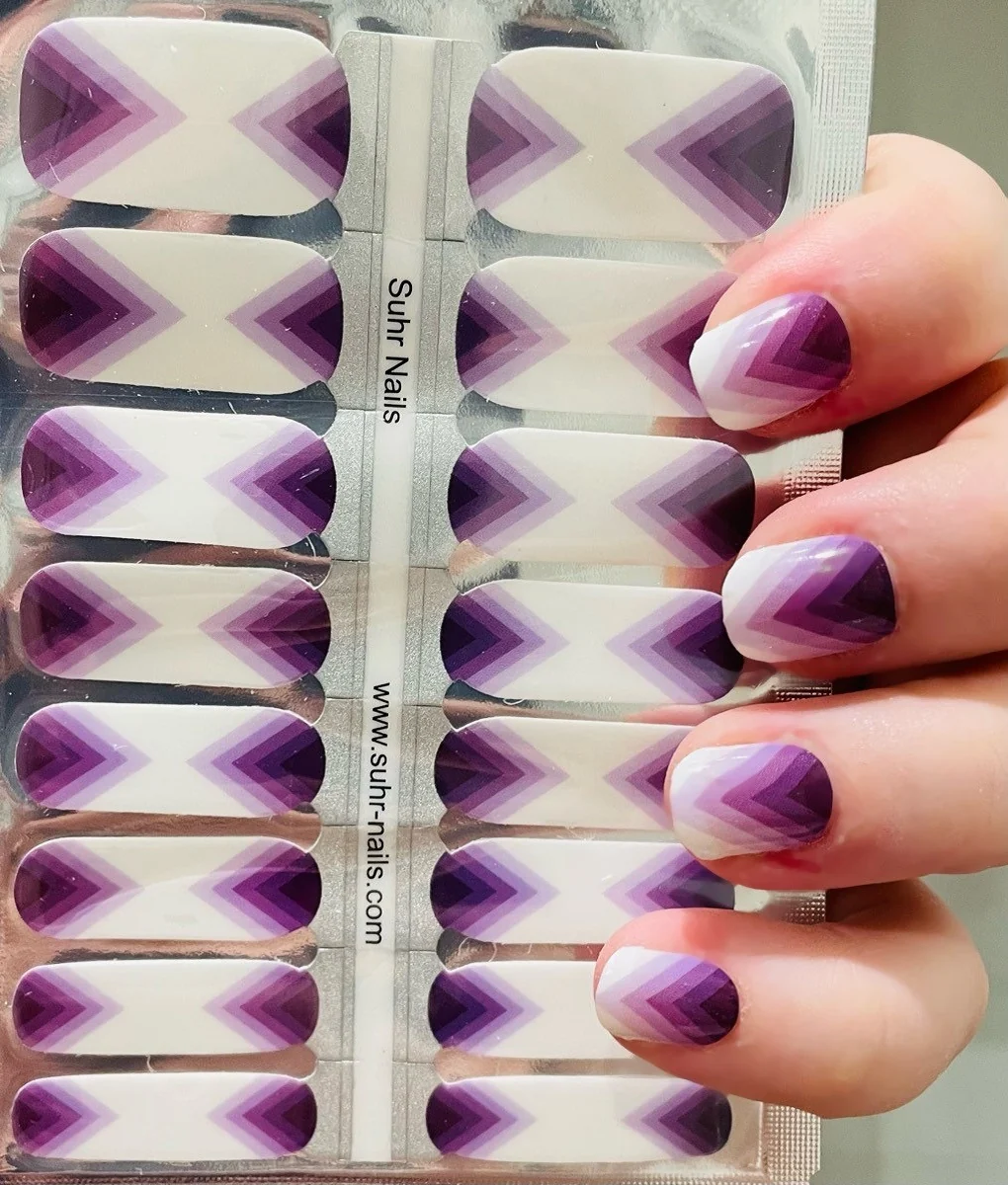 Purple Triangle Ombre