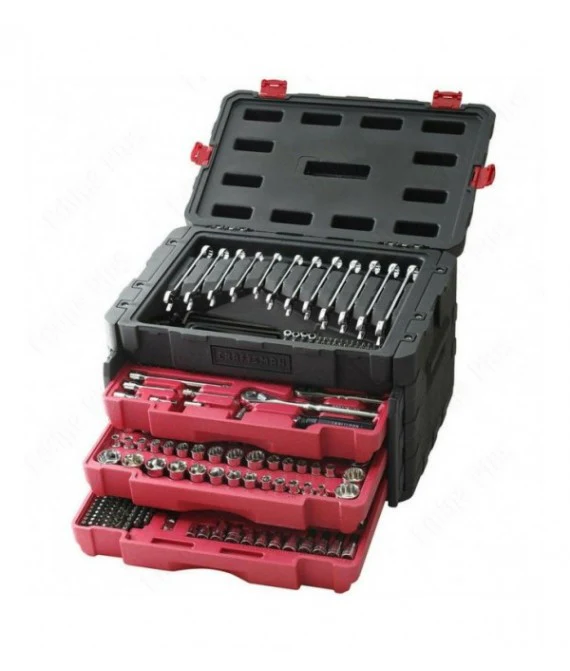 450-Piece Mechanics Tool Set, Ratchet Socket Hand Wrench Toolset