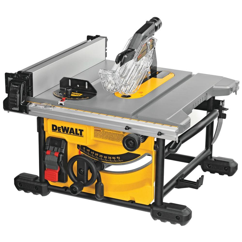 15 Amp Corded 8-1/4 in. Compact Portable Jobsite Tablesaw (Stand Not Included) DWE7485