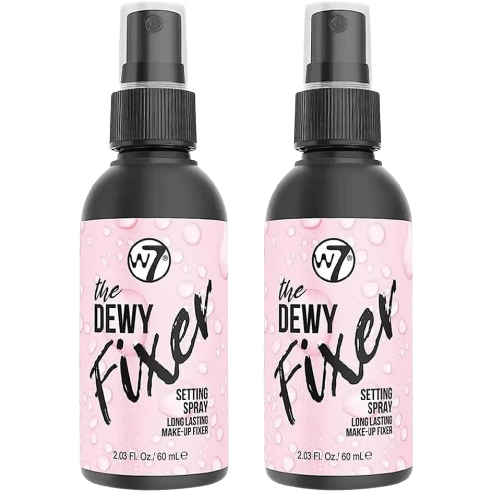 W7 The Fixer Makeup Setting Spray - Dewy Finish, Long-Lasting
