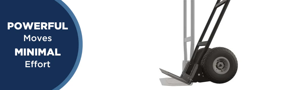 COSCO Load Assist Handkar met P-handgreep en lekvrije wielen, draagvermogen 800 lb