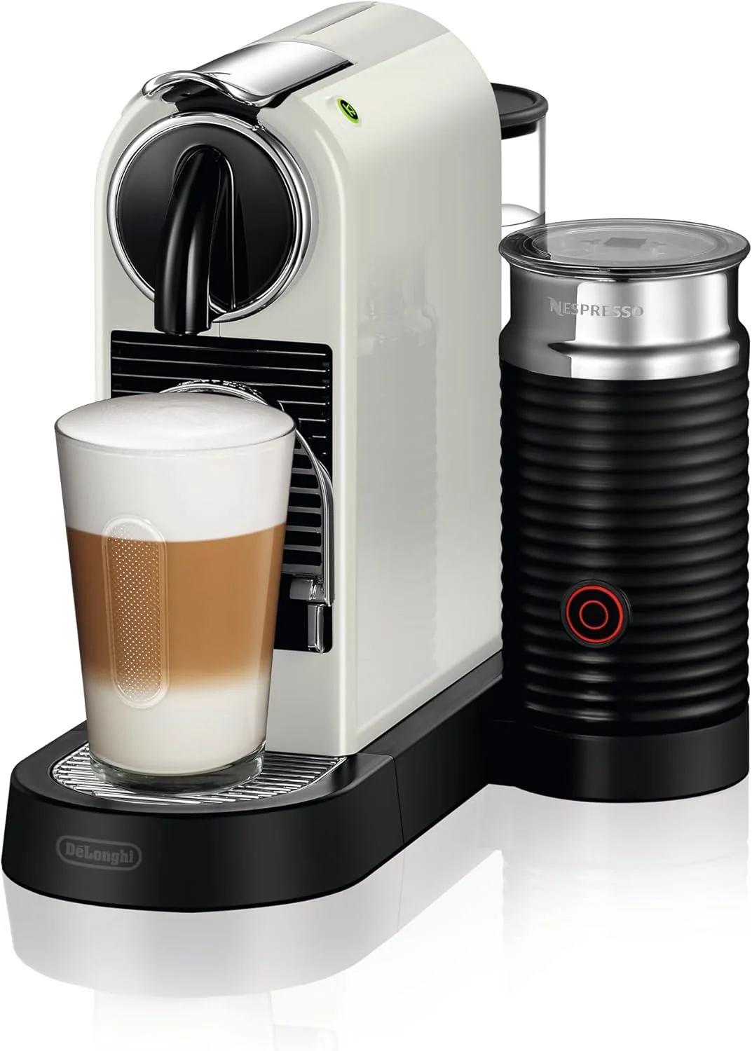 Nespresso De'Longhi EN267.BAE Citiz koffiezetapparaat met melkopschuimer, energiebesparende functie, 1710W, 1 liter, 37.2 x 21.8 x 27.7 cm, zwart