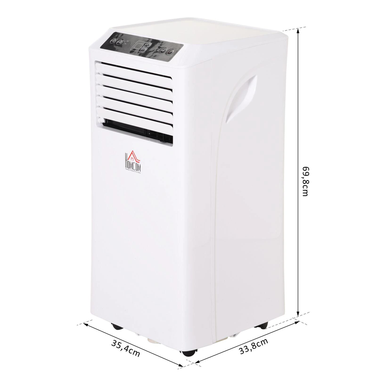 Mobiele airconditioning 3-in-1 airconditioner ontvochtiging 2,6 kW afstandsbediening ABS