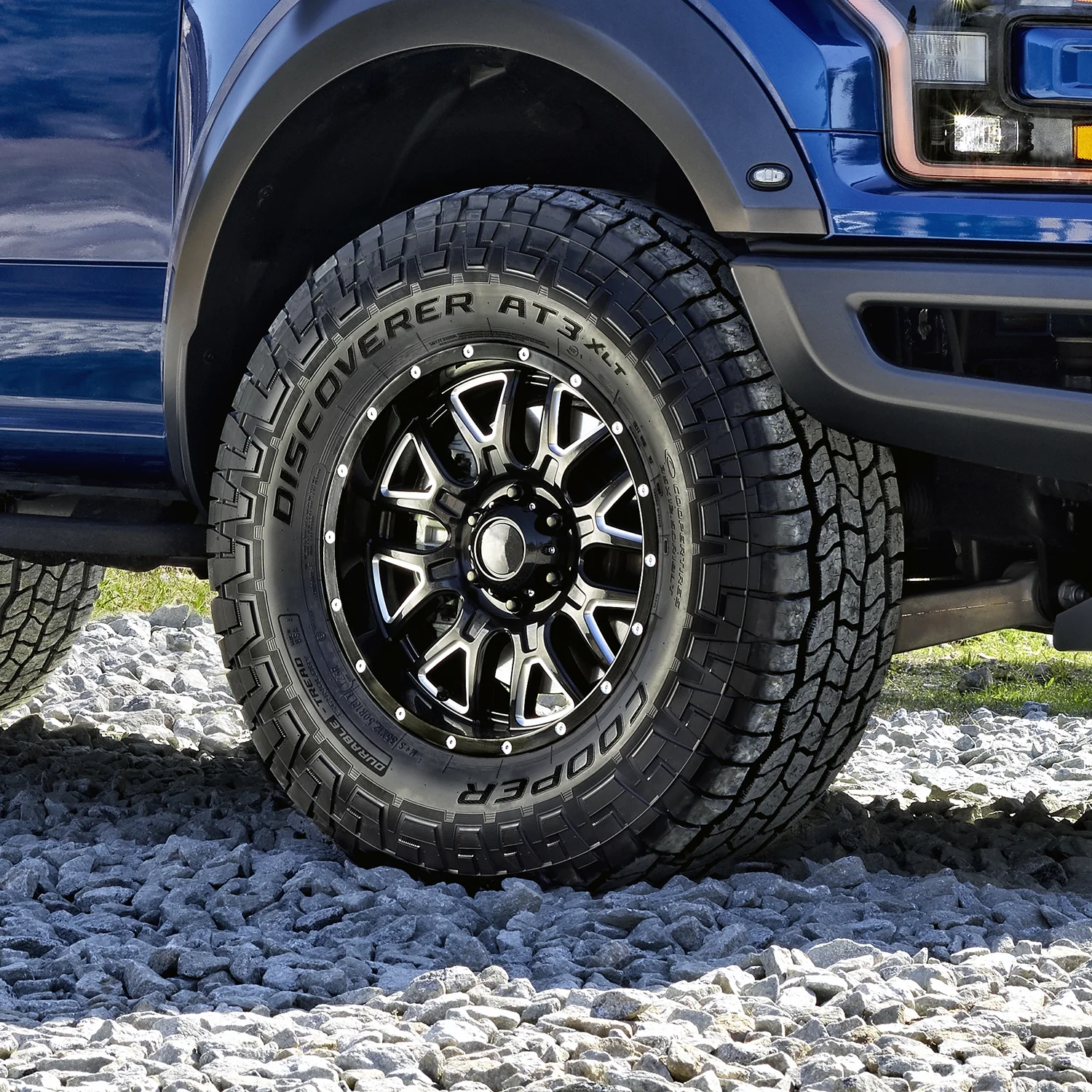 Cooper Discoverer AT3 XLT All Terrain Tires 285/70R17, Load E 10 Ply, Fits Ram 1500 Rebel & Jeep Wrangler Rubicon