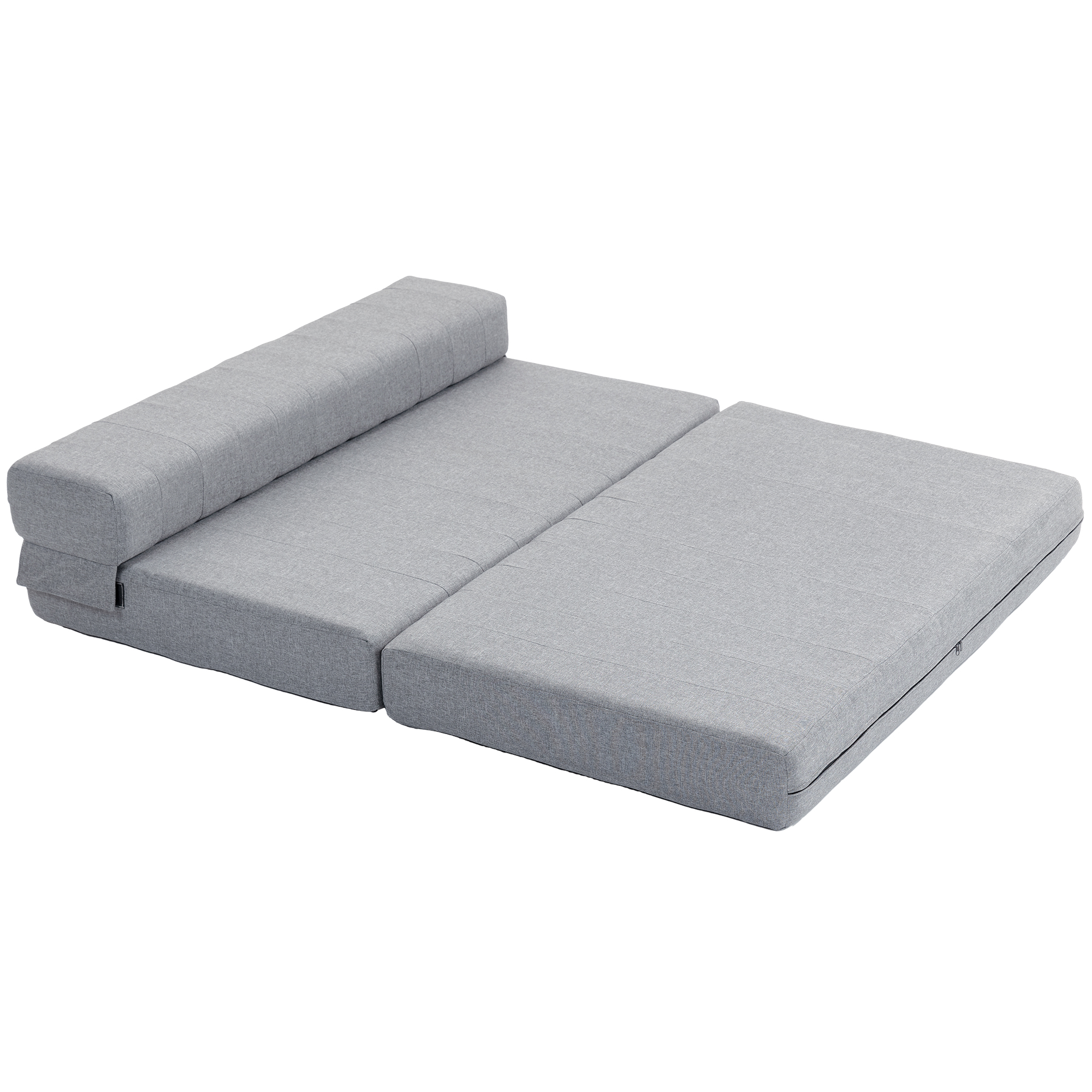 Opvouwbare Gastenbed Stoel, Slaapbank, Opvouwbaar, tot 250 kg, 138x80x50 cm, Grijs