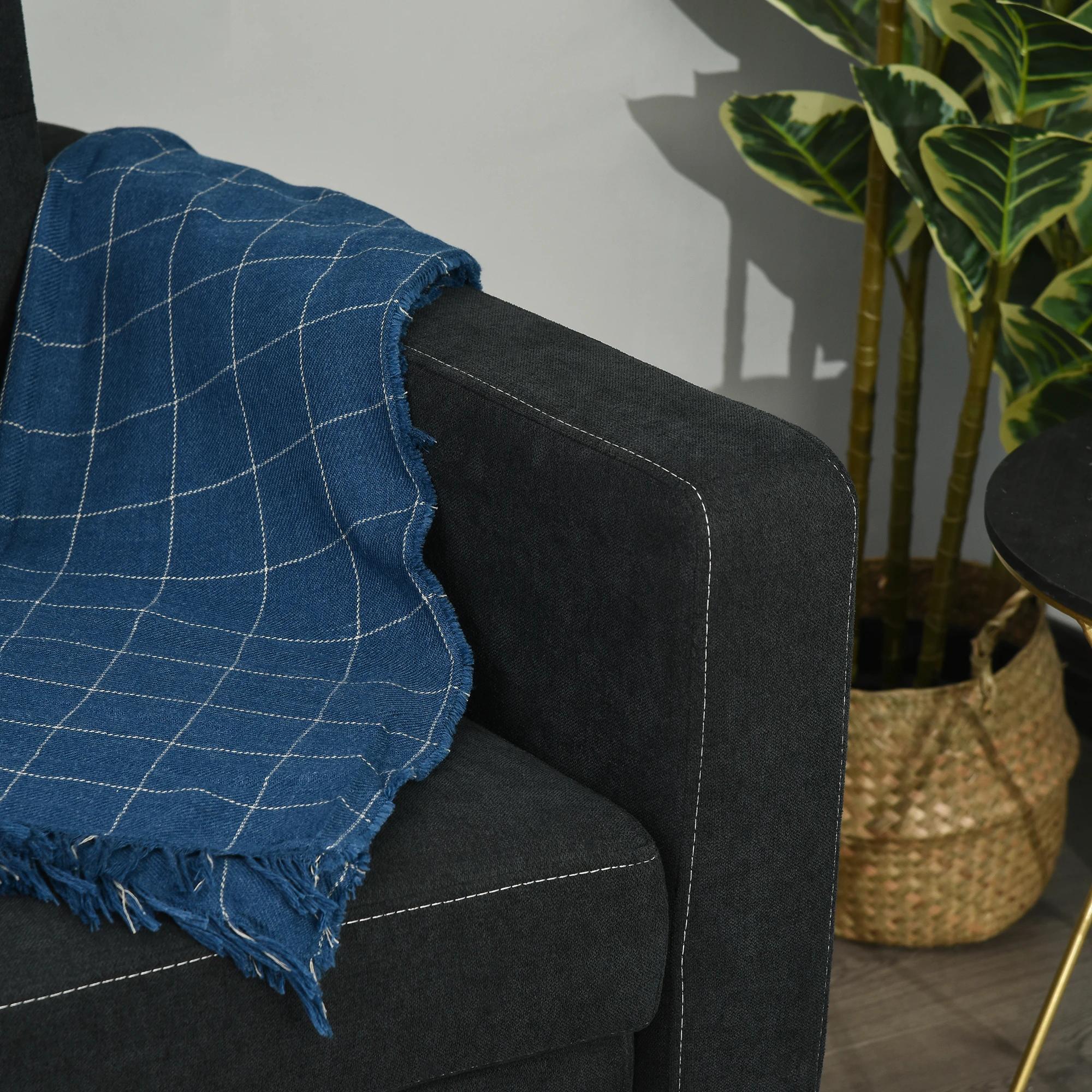 slaapbank, opklapbare bank, 2-zits stoffen bank, slaapbank, bank met slaapfunctie, bankstel, verstelbare hoek 148 x 82 x 89 cm