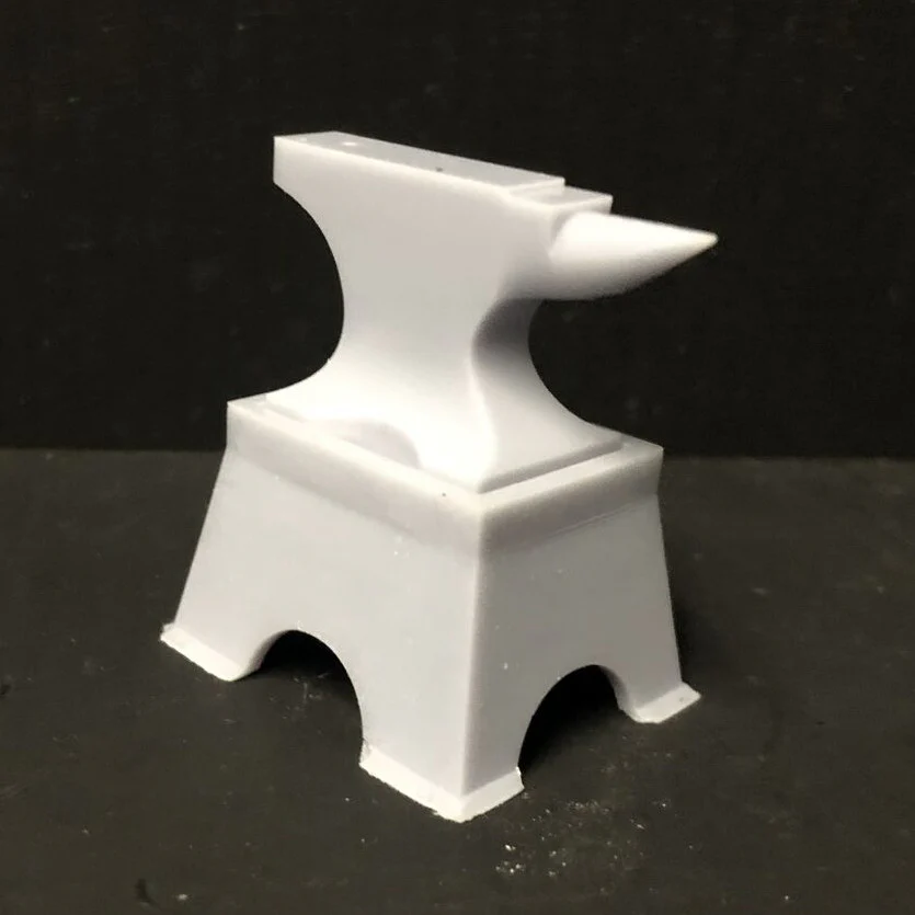 GN15 ,G scale Anvil and Base for workshop or farriers