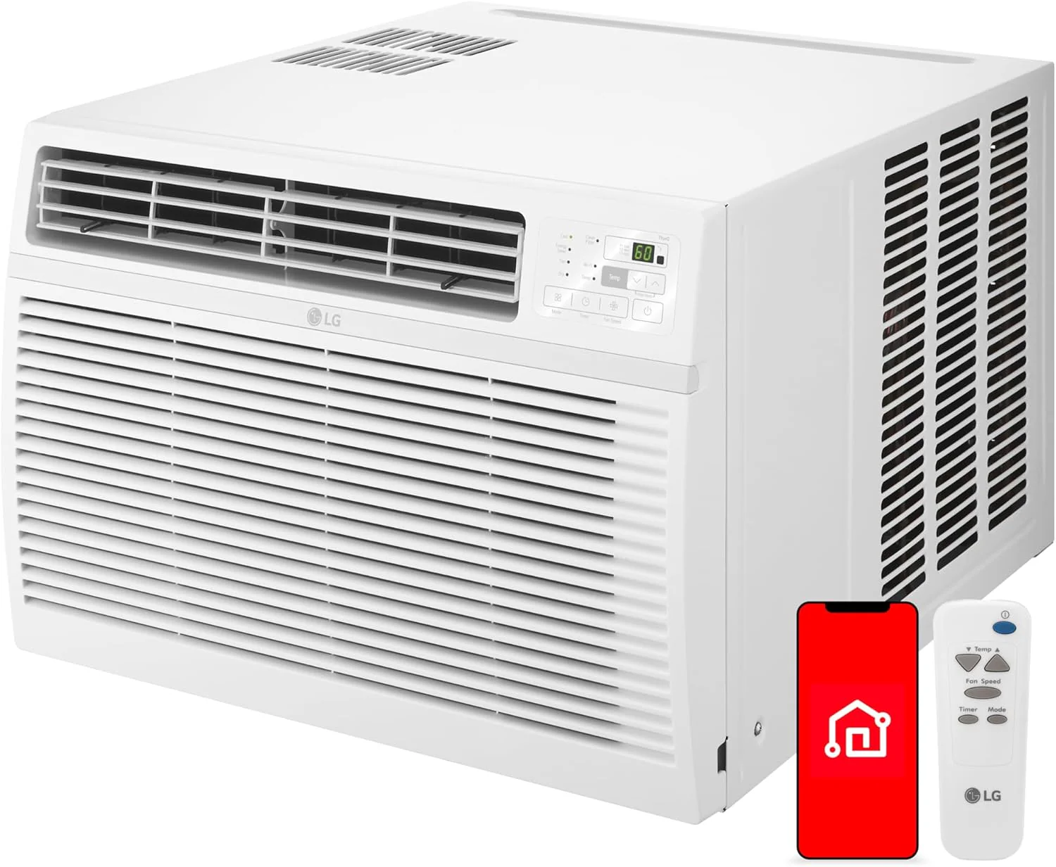 LG 5000 BTU Window Air Conditioner with Remote, Easy Mechanical Control Ultra-Quiet