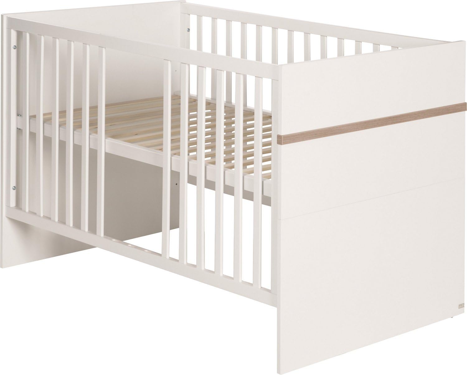 roba Kindermöbelset 'Pia‘, 3-teilig, inkl. Kinderbett 70x140cm, Wickelkommode, Kleiderschrank, weiß