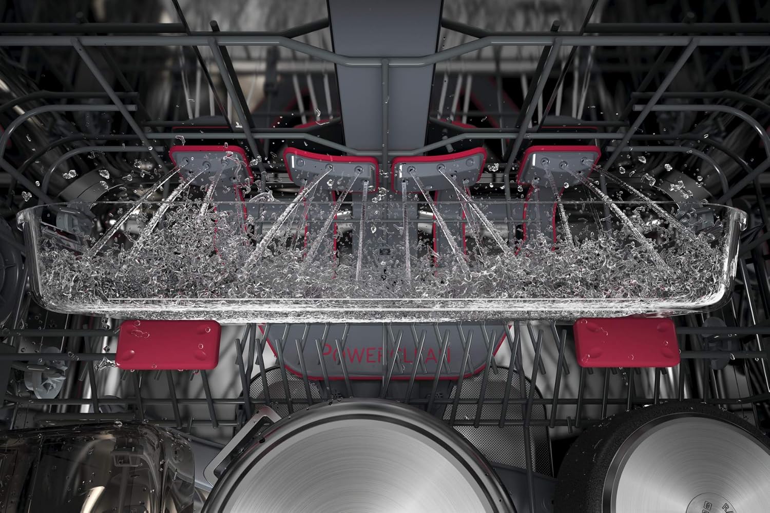 Bauknecht B7F HP43 XA Vrijstaande vaatwasser/ 60 cm/ 15 couverts/ PowerClean Pro-Effectieve hogedruksproeiers/ Natural Dry-Automatische deuropening-Betere droging/ Maxi Space-Meer binnenruimte