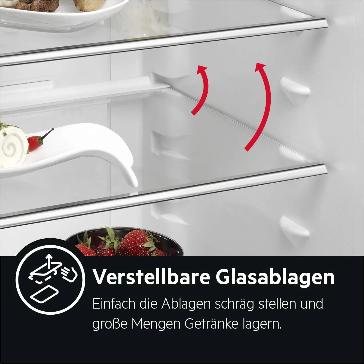 AEG TSK5O881ES Inbouwkoelkast / 880 mm / 142 L / Sleepdeur / E