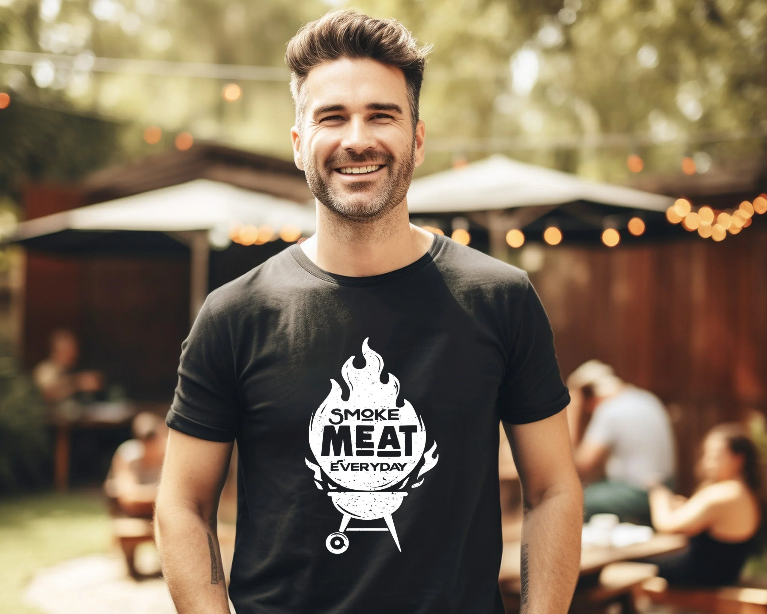 Mens Meat Smoker Shirt