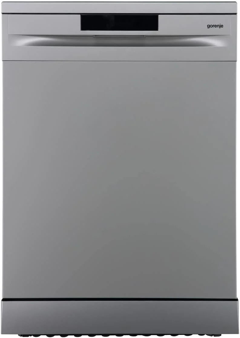 Gorenje GS 620 C10S Vrijstaande vaatwasser / 60 cm / 14 couverts / 3 rekken / 5 programma's / Inverter PowerDrive Motor / SpeedWash / TotalDry / volledige overloopbeveiliging / Grijs metallic