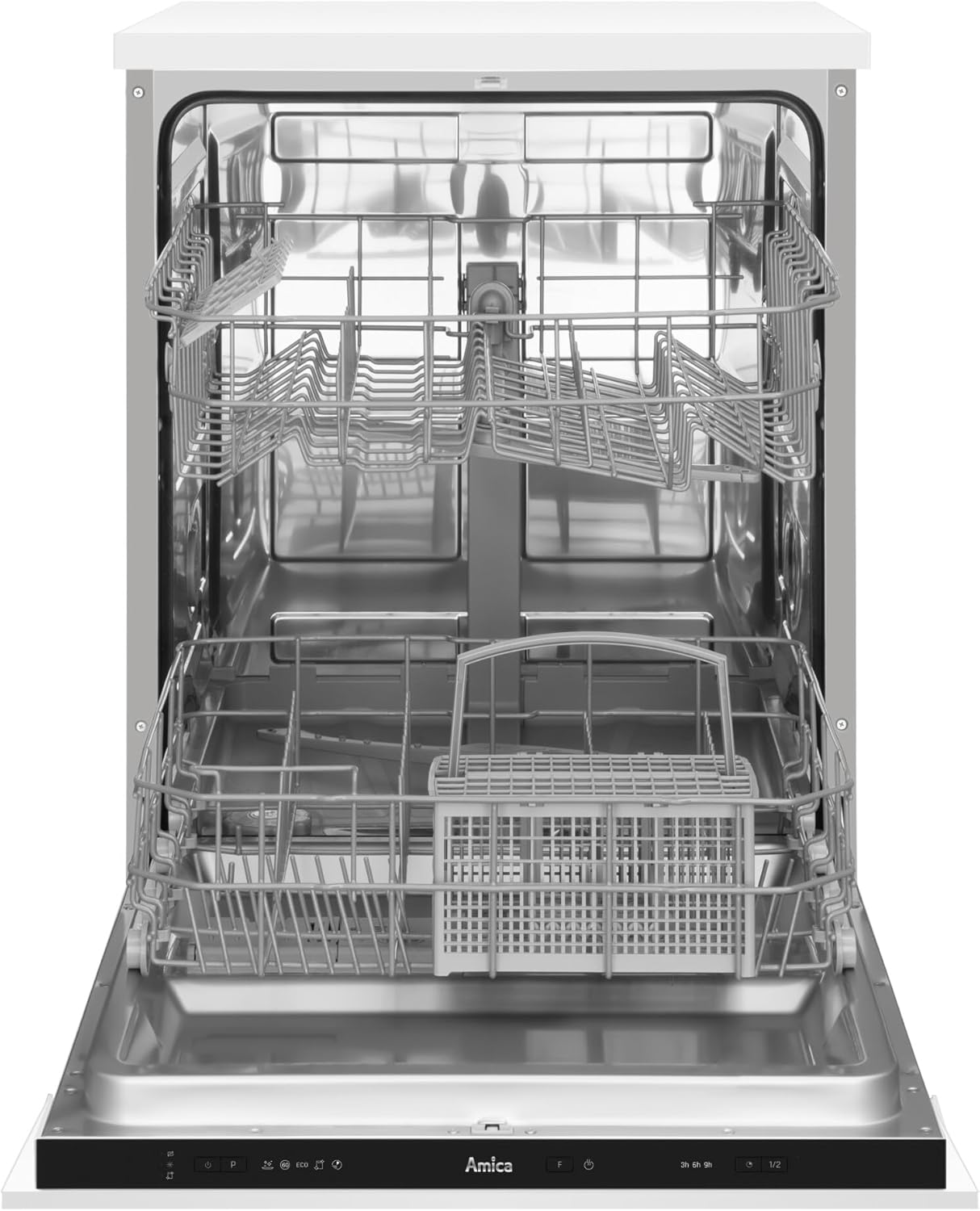 Amica Einbau-Geschirrspüler EGSPV 597 910 / vollintegriert / 60 cm breit / 5 Programme, 12 Maßgedecke/Startzeitvorwahl