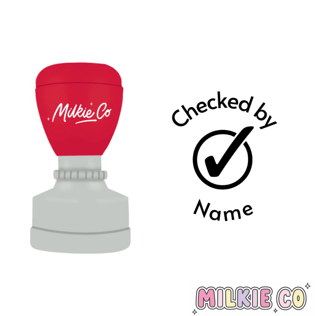 'Checked by' Stamp