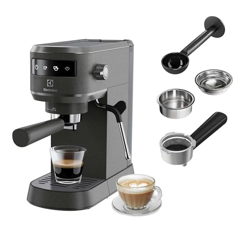 Electrolux Explore 6 Macchina per Caffè Espresso e Cappuccino E6EC1 6BST, 2 tazze, tecnologia ThermoBlock, set filtro 2 1 incluso, Caffè in Polvere e Cialde E.S.E., colore nero : Amazon.it: Casa e cucina