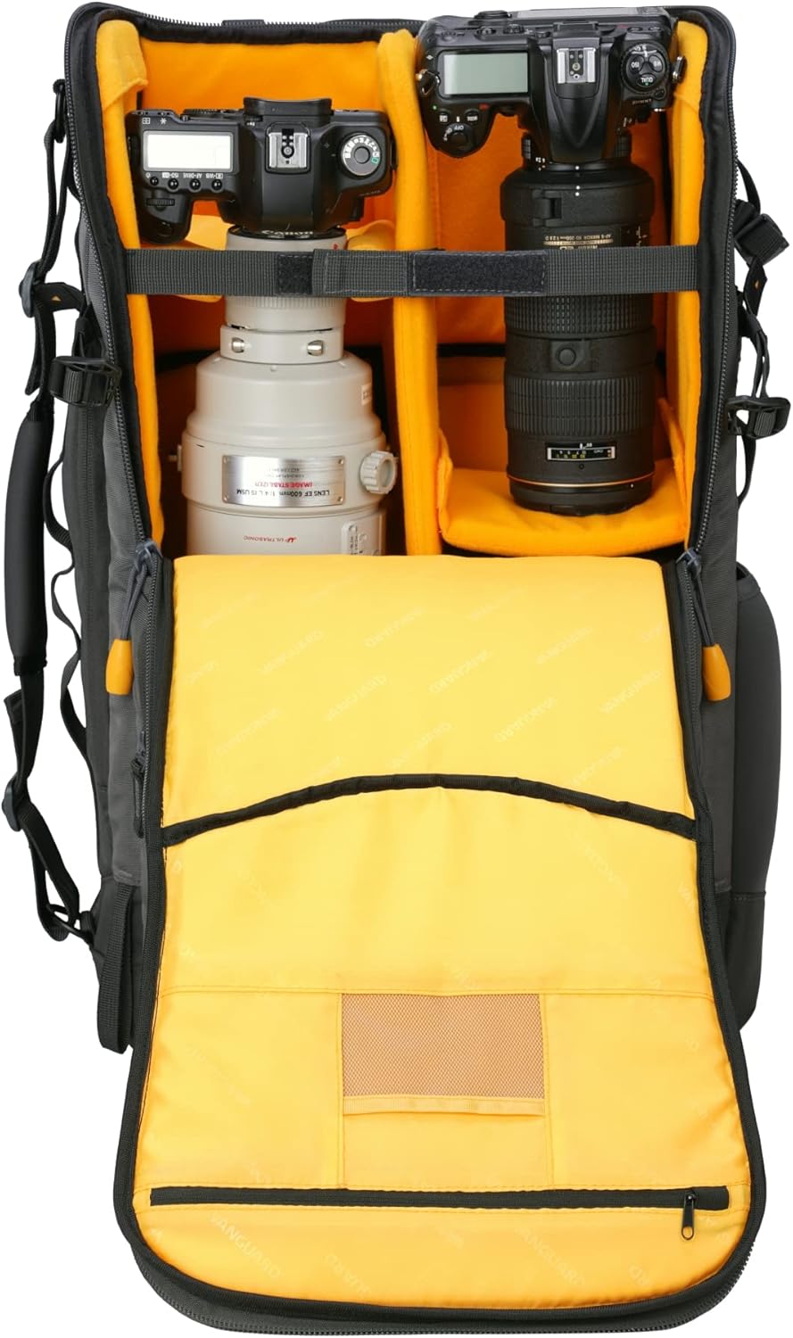 Vanguard Alta Sky 68 - Rucksack für Kmaeras mit angesetzten 600 oder 800 mm Objektiven und extra Platz für mehr Objektive
