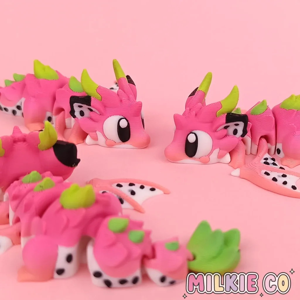 Dragonfruit Keychain