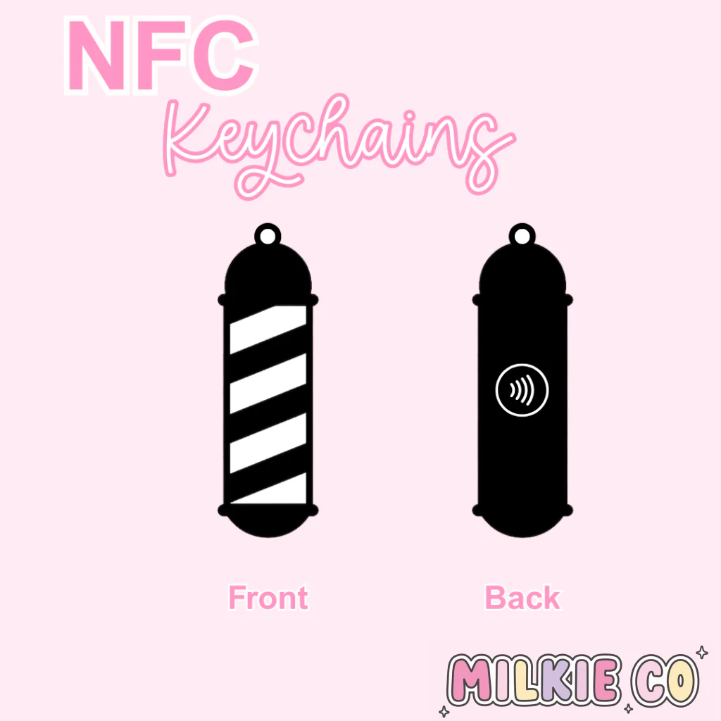 Barber NFC Keychain