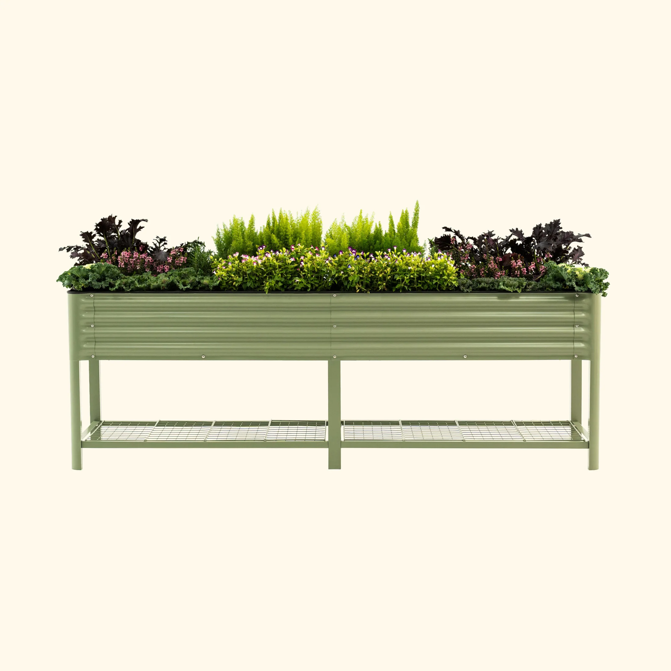 Verhoogde tuinbak �C V-serie 2' x 8'