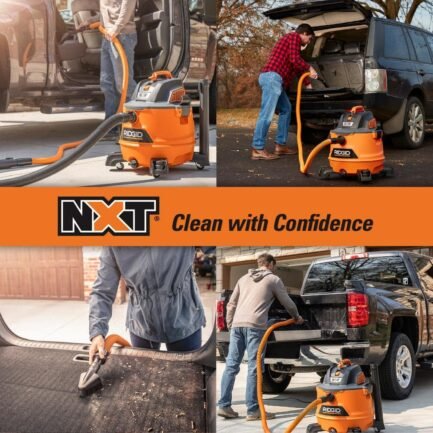 14 Gallon 6.0 Peak HP NXT Wet/Dry Shop Vacuum with Fine Dust Filter, Hose, Accessories and Premium Car Cleaning Kit HD1401