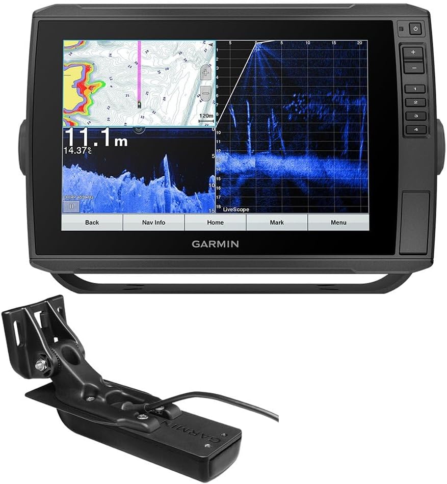 EchoMAP Ultra 102sv mit GT56UHD-TM Wandler, 25,4 cm (10 Zoll) Touchscreen-Chartplotter/Sonar-Kombination mit weltweiter Grundkarte und zusätzlichem High-Defin-Scan-Sonar