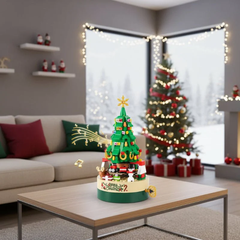 CAROLTREE – DIY Muziekdoos met Kerstboom-ontwerp en Melodie 