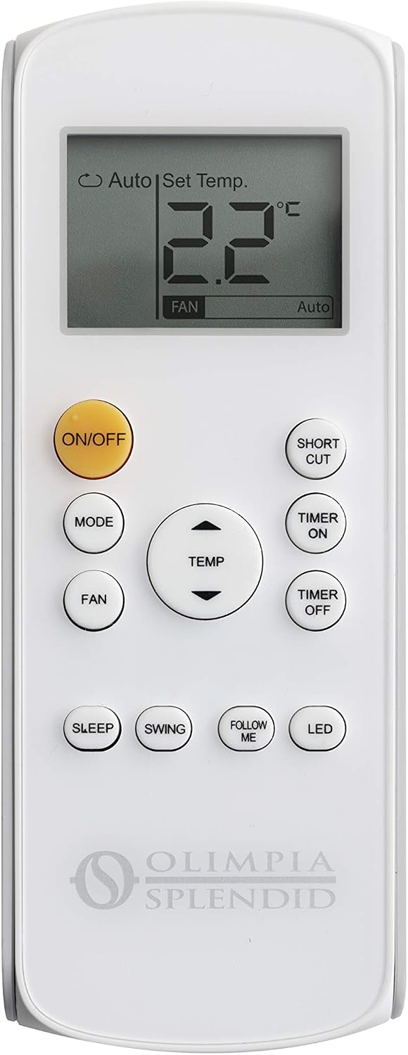 Olimpia Splendid, Dolceclima Air Pro A++ Wifi, TragbarerKlimaanlage 9.000 BTU/h, Klasse A++, Leistung 2,4 kW, Funktionen Kühlen, Entfeuchtung, Belüftung, IntegriertesWifi