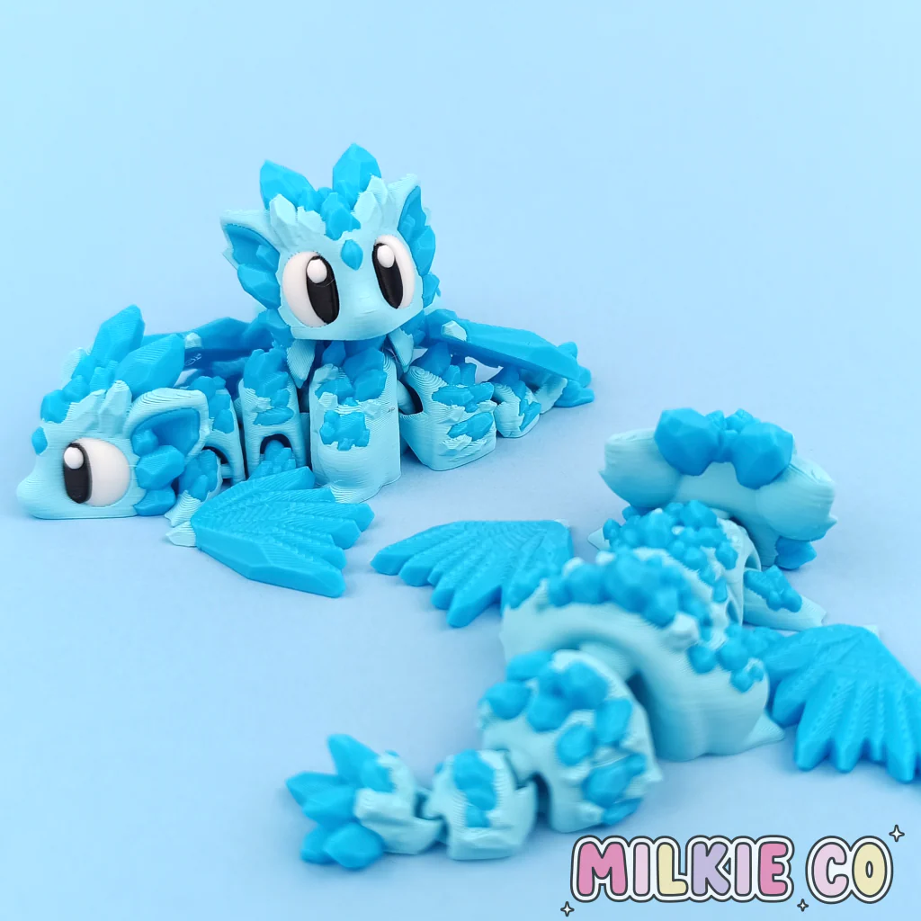 Crystal Dragon Keychain