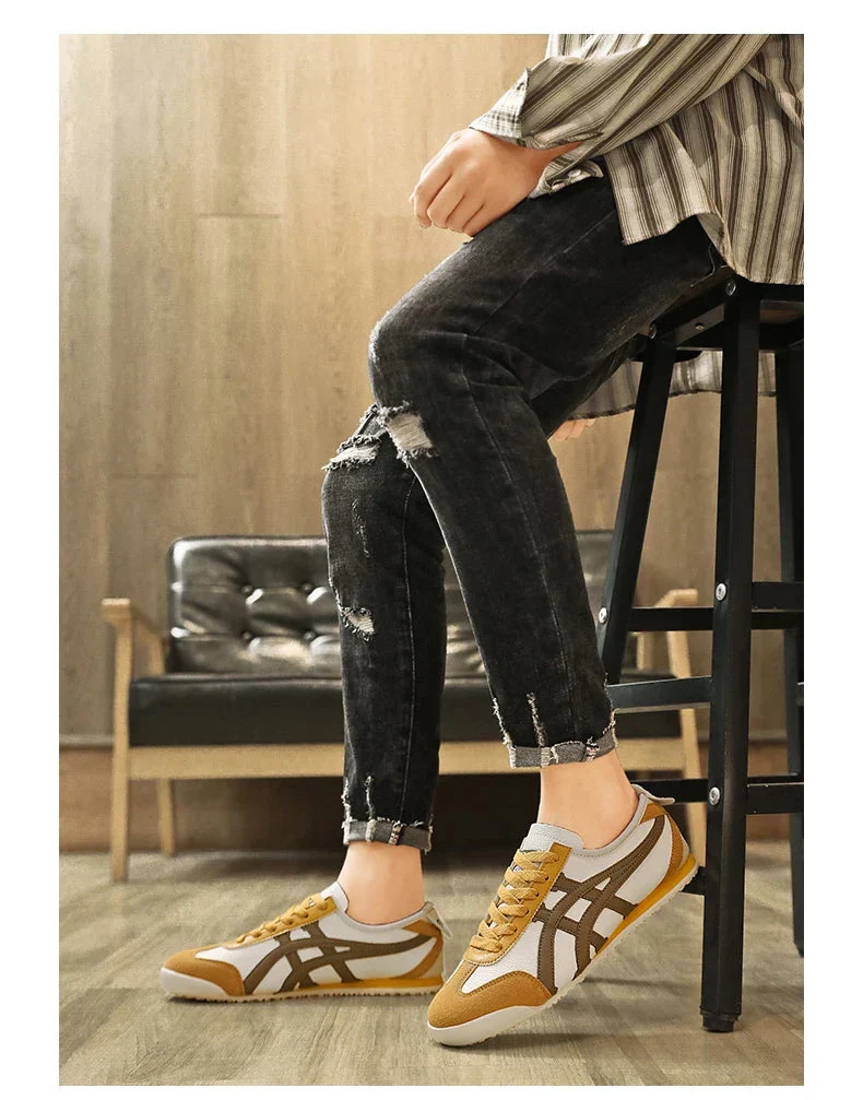 Geometrische Sommer-Sneaker mit Gummisohle f��r Damen und Herren