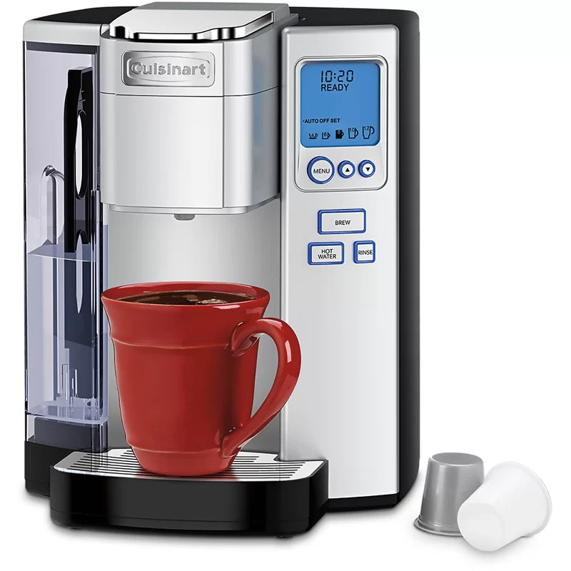 2025 Cuisinart SS-10P1 Coffee Maker Single Serve 72-Ounce Reservoir Coffee Machine, Programmable Brewing and Hot Water Dispenser, Stainless Steel