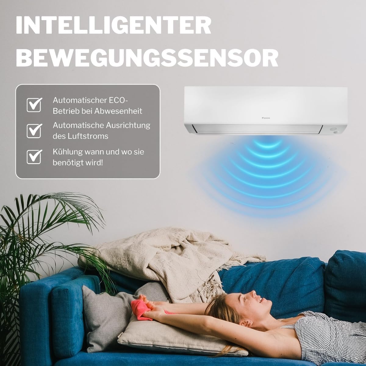 DAIKIN by ThermoFLUX Split Klimaanlage Set | Perfera A-Serie | FTXM+RXM | 3,5 kW Quick Connect