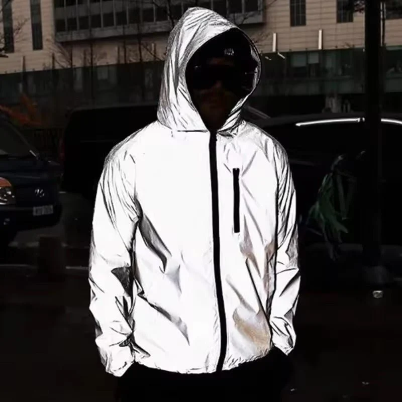 Wasserdichte reflektierende Outdoor-Jacke