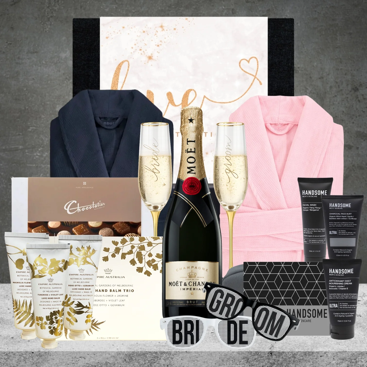 Bride & Groom Moet Hamper