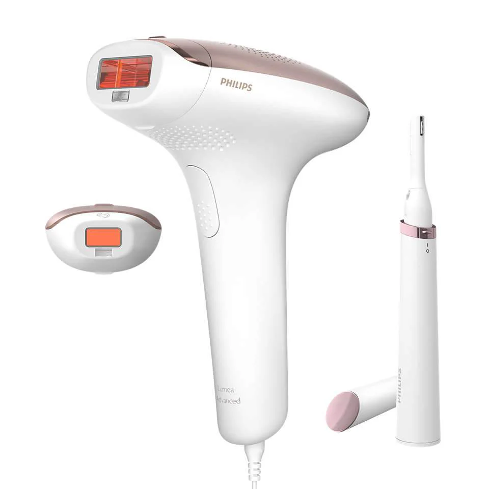 Philips Lumea BRI921 Advanced IPL Haarverwijderingsapparaat met 2 opzetstukken voor lichaam en gezicht + Satin Compact Precisietrimmer